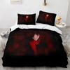 Комплект постельного белья Death Note Single Twin Full Queen King Size Bed Set Adult Kids Bedroom Duvet cover Sets 3D Print Anime Death Note A