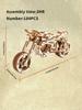 3D Wooden Puzzle Motorcycle Model Kits To Build Wooden Construction Handmade Craft Unique Gift Christmas
