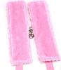 HuaHuiYuanSM Handcuffs Restraint Cuffs Restraint Cosplay SM Toy Goods Fluffy PU Leather Handcuffs Pink (Pink)