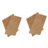 4pcs 61mm Natural Neck Cork Sheet for Soprano/Tenor/Alto Parts