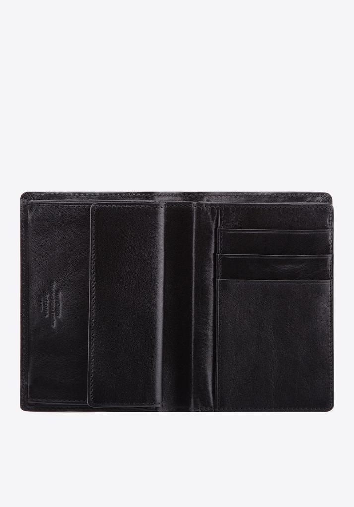 Wittchen Men's Medium Genuine Leather Wallet With Registration Document Holder Black Black Genuine Leather