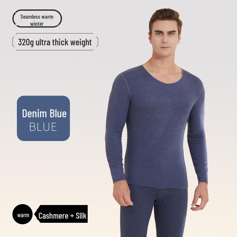 Мужское и женское немецкое термобелье из кашемира и шелка, антибактериальное, теплый костюм для осени/зимы