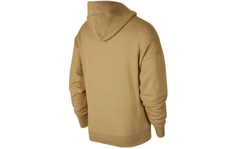 Men's Nike Sweatshirts Men's Apricot Tea Brown Hooded Moderate Regular