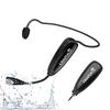 Fitness Wireless Microphone KIMAFUN Wireless Waterproof Headset 30m Transmission Automatic Earhook with Transmitter and Stereo Plug for Perfect for