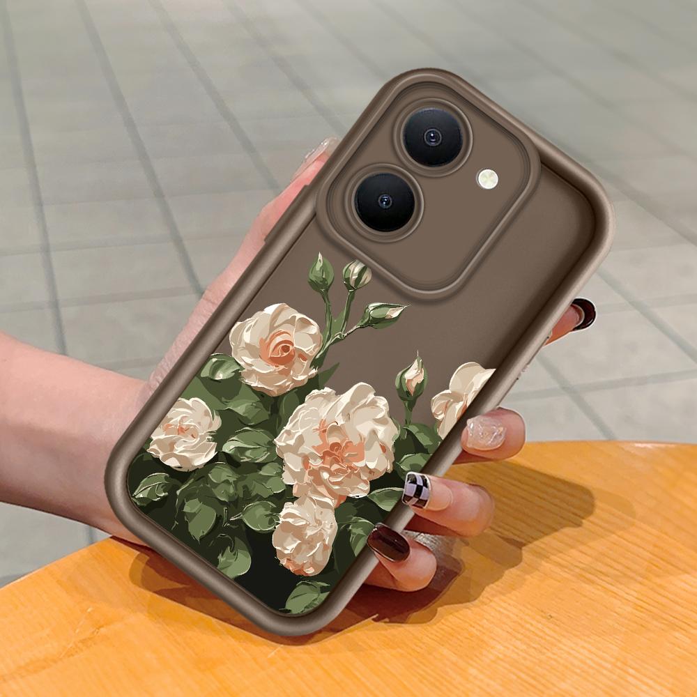 Мягкий силиконовый квадратный чехол с рисунком лестницы для телефона, полное покрытие, противоударный защитный резиновый чехол для камеры для Vivo