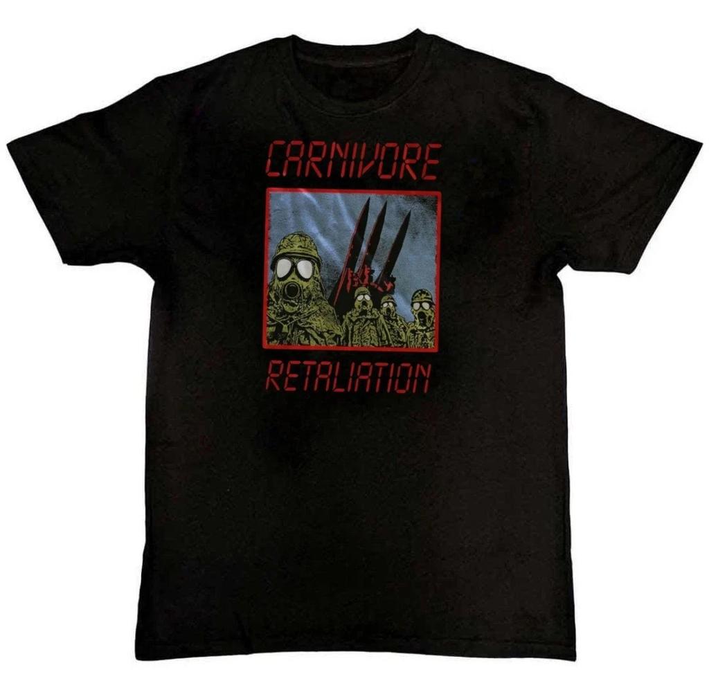 Men's and Women's T-shirts Carnivore Band Retaliation Graphic Print Mens Unisex T-Shirt S M L XL 2 3 4 XL