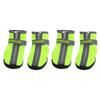 Dog Snow Booties For Outdoor Walking Size Green Waterproof 2 Pairs