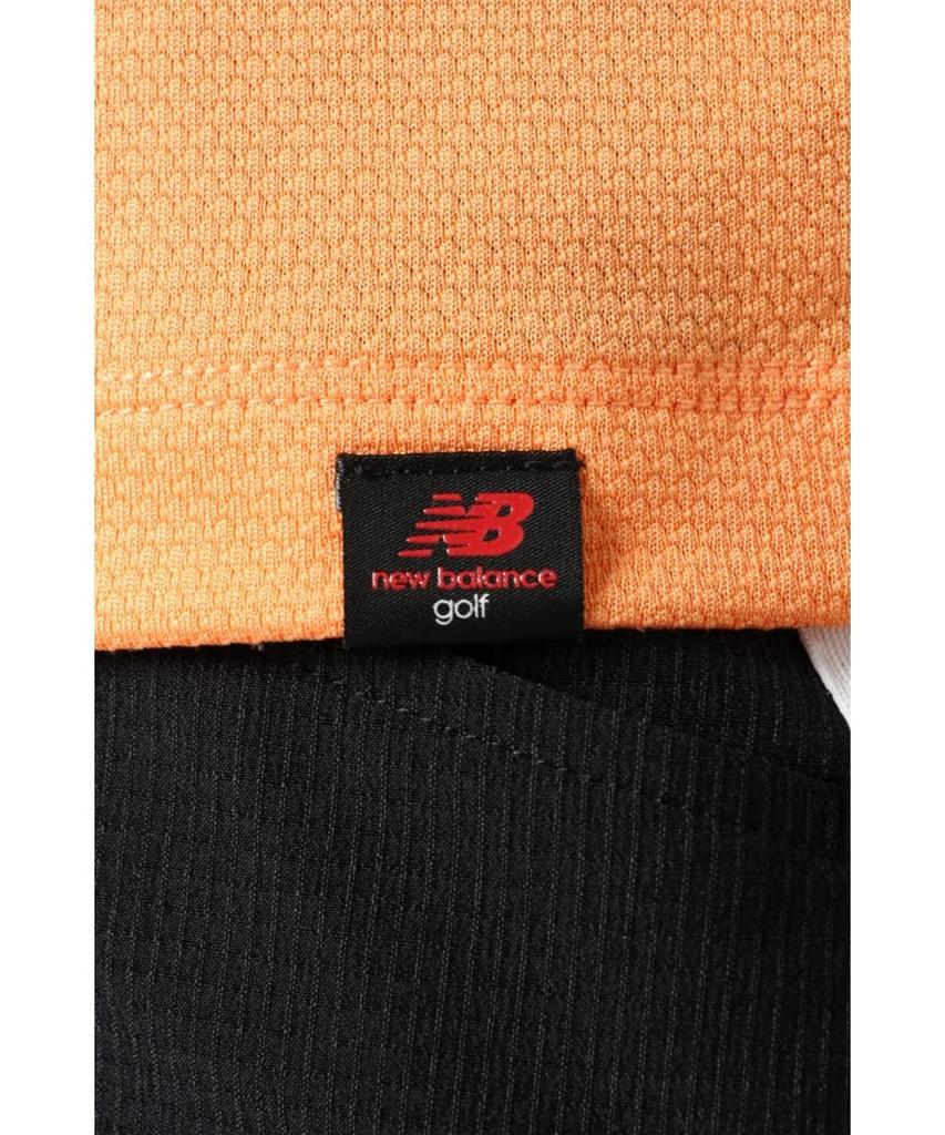 Golf Short Sleeve High Neck Shirt Quick X White 1 [New Balance] (Water Absorbent, Drying, Stretchy) / Women's / 012-2166505 100_Red [M]