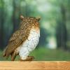 Resin Owl Statue Simulated Bird Miniature Figurine Cute Desktop Ornament  Office