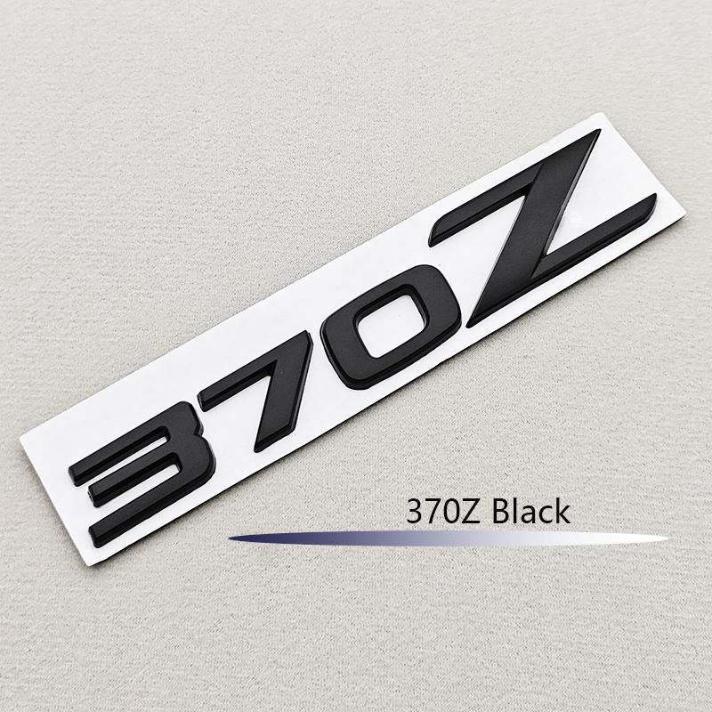 3D Black Chrome 350Z 370Z Emblem Rear Trunk Badge Letter Logo Sticker For Nissan Fairlady Car Styling Accessories Replacement