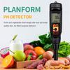 Digital Food PH Meter 0.00~14.00 PH 0~50℃ Temp Meter with High Accuracy Flat Probe for Fruits Vegetables Cheese Meat Water