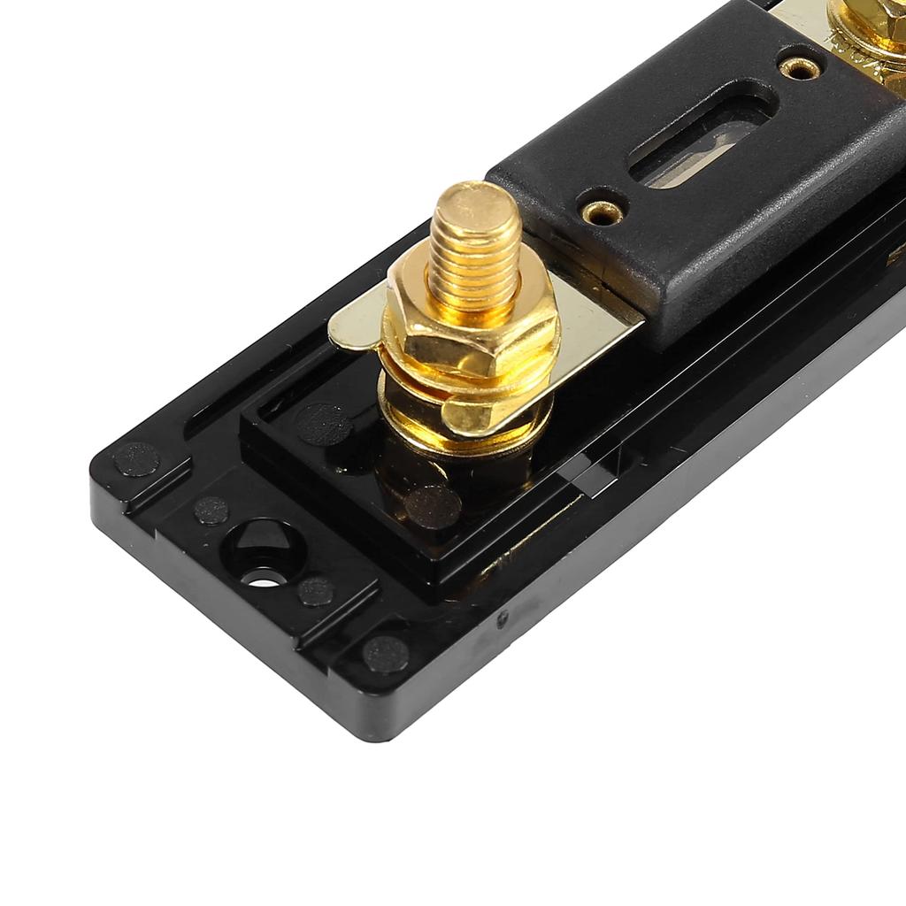 X AUTOHAUX Fuse Holder Fuse Tube Black ANL Fuse Inline Holder for Car Audio Video Stereo 150A