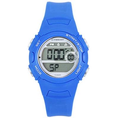 J-AXIS Мужская ACY16-BL (CYBEAT Цифровое Солнце Пламя) Круглые часы синие цифровые