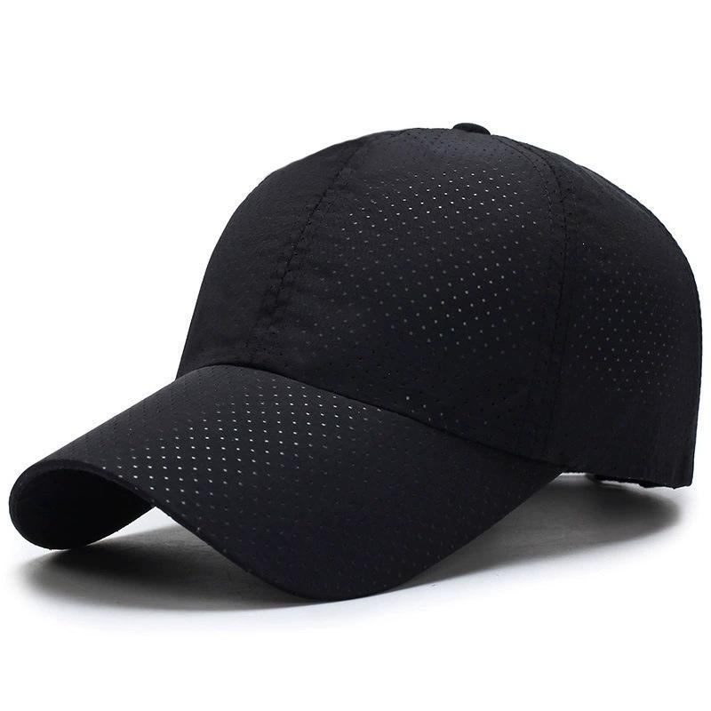 Summer Mesh Breathable Extended Brim Sunshade Baseball Cap Men'S Cap Half Net Big Brim Sunscreen Cap Fishing Cap Mountaineering Cap
