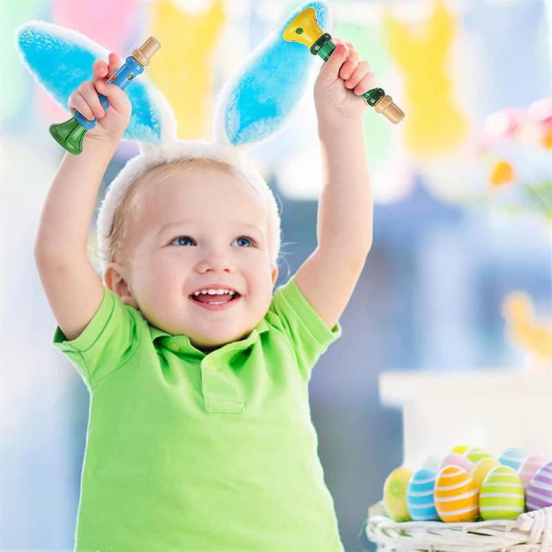 Деревянная Труба Рожок Свисток для Детей Ритм Музыкальный Инструмент Раннее Развитие для 3+ Лет, Мальчиков Девочек, Школы