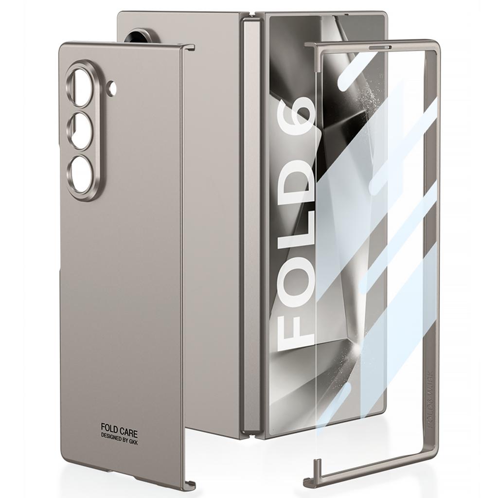 Модный чехол для складного телефона Samsung Galaxy ZFold6 с мелкими отверстиями для объектива и полной защитой от падений