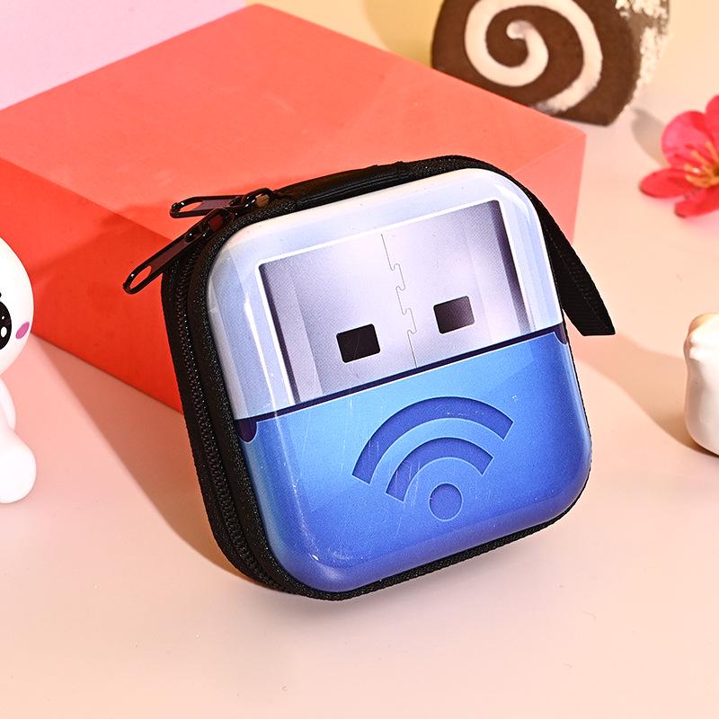 Мини кошелек для монет в виде кассеты в стиле ретро с изображением животных-интернет-знаменитостей для девочек