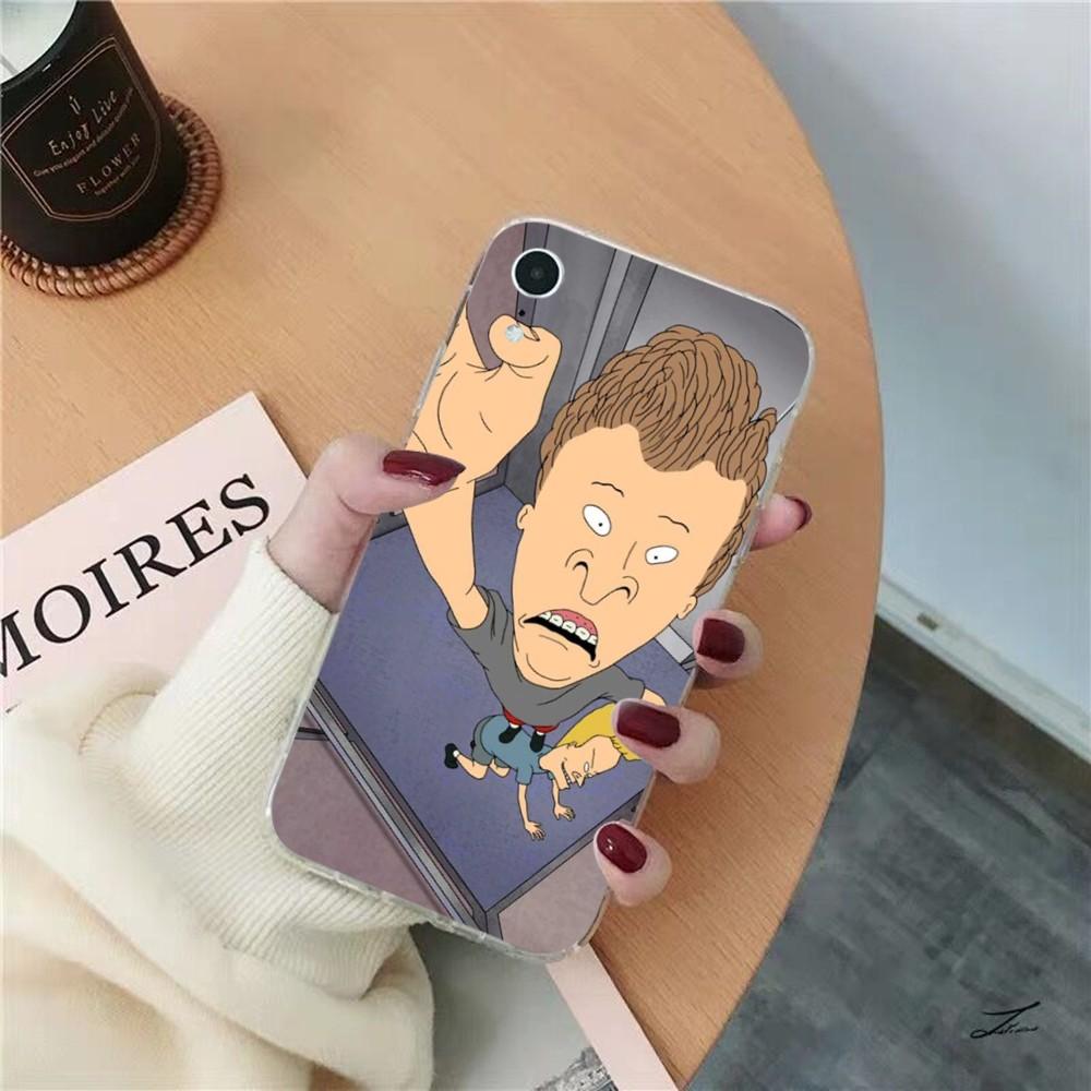 Чехол для телефона Beavis And Butthead для iPhone 8 7 6 6S Plus X SE 2020 XR XS 14 11 12 13 Mini Pro Max Чехол для мобильного телефона