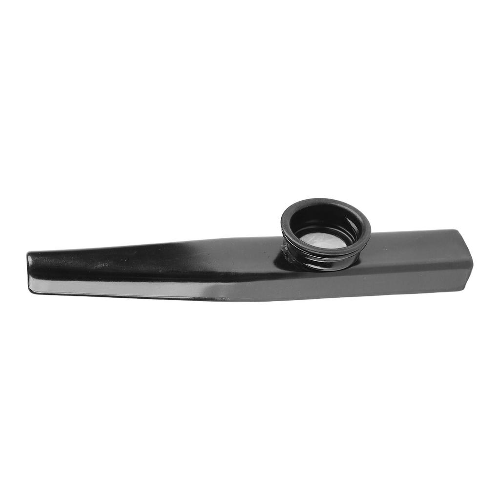 Металлический Kazoo Алюминиевый Легкий Портативный Kazoo Гитара Партнер Флейта Музыкальный Инструмент Подарок Черный