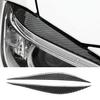 2 шт. Накладки на фары «брови» из углеродного волокна для BMW 3 серии F30 2013-2017 Автомобильные аксессуары для экстерьера