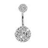 Smart Sexy Navel Belly Button Ring Barbell Rhinestone Body Piercing Jewelry