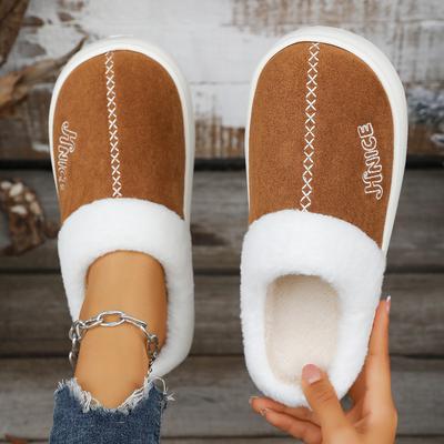 Модные женские роскошные тапочки Удобные зимние дизайнерские туфли Женские легкие тапочки на платформе Противоскользящая домашняя обувь Шлепанцы женские