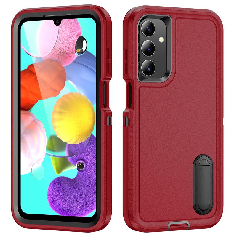 Чехол-броня 3 в 1 для защиты телефона Samsung Galaxy A16 A06 A15 A14 A54 A26 A36 A56 A17 A27 A37 5G Пластиковая рамка ТПУ чехол