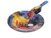 Cake Plate with Spatula Van Gogh Cafe Terrace at Night Art Carmani