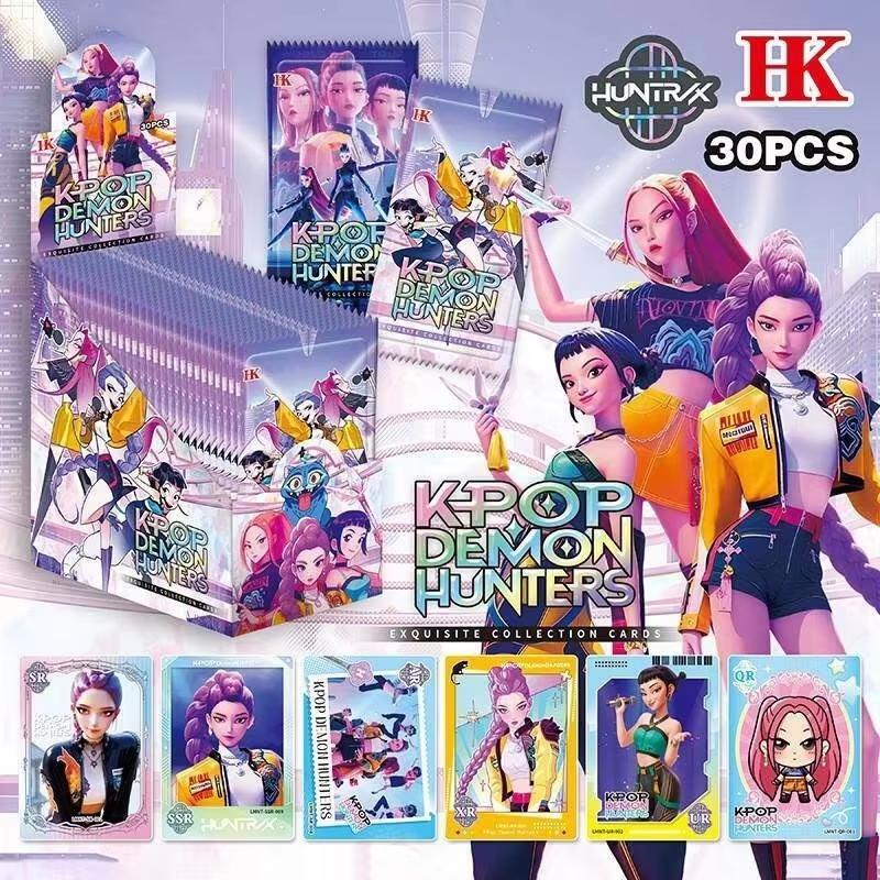 1/30pc Rare Anime Flash Card Set Laser Craft Collection Card Collection Student Cartoon Collection Card Toy Gift