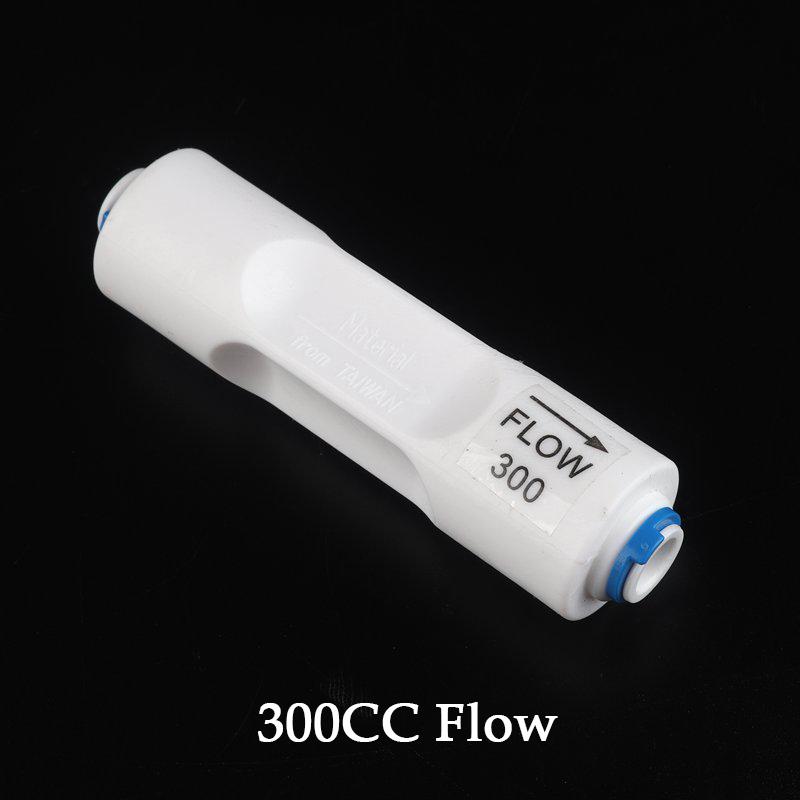 5pcs PE Pipe Connector RO Flow 300/450/800/1200/1500CC filter Water Purifier Restrictor 1/4'' Water Pipe POM Washer Joints