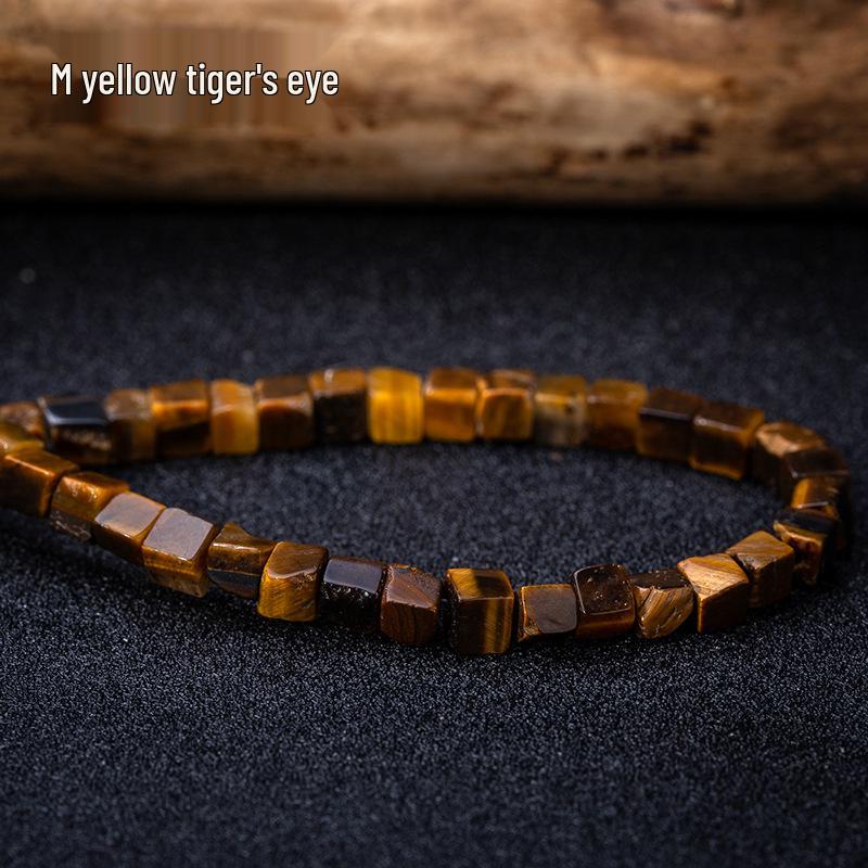 Кубики из натурального камня лазурита и бирюзы 4 мм – Креативный стиль