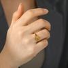 Cazador Stainless Steel Aesthetic Filigree Women's Ring Jewelry Adjustable Rings Birthday Party Wedding Gifts 2026 Wholesae New