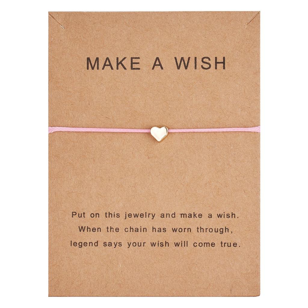 Регулируемый плетеный браслет с подвеской Love Charm - ювелирные изделия в европейском и американском стиле