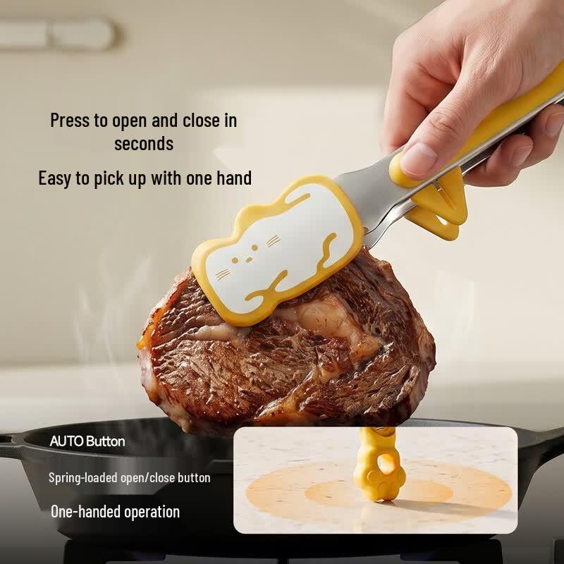 Magic Kitchen Silicone Food Tongs