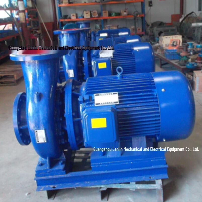 ISW100-160b Low-Noise Horizontal Pump 11kW High-Pressure Chilled/Cooling Water Pipeline Pump