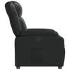 Recliner Chair Black Artificial Leather