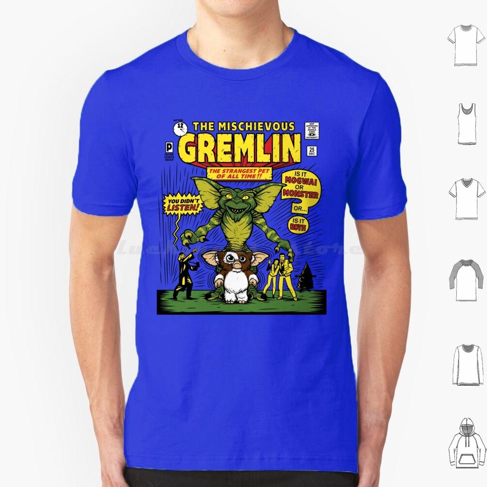 The Mischievous Gremlin T Shirt Cotton Men Women DIY Print Gremlin Comic Book Cover Superhero Comedy Parody Mike Handy