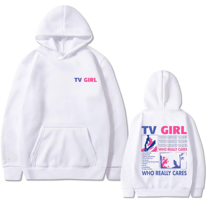 New Tv Girl Hoodie Who Really Cares Album Print Men Woman