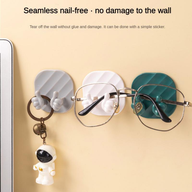 1/2SETS Крючок для вилки без дырокола Креативный самоклеящийся крючок для хранения кабеля для передачи данных Крючок для кухонных гаджетов