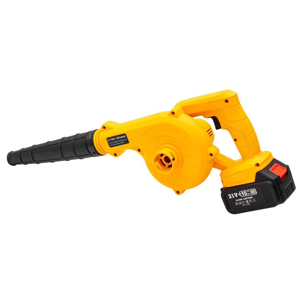 21 В перезаряжаемая литиевая электрическая воздуходувка, 3000 мАч литиевая беспроводная воздуходувка для листьев, большая мощность