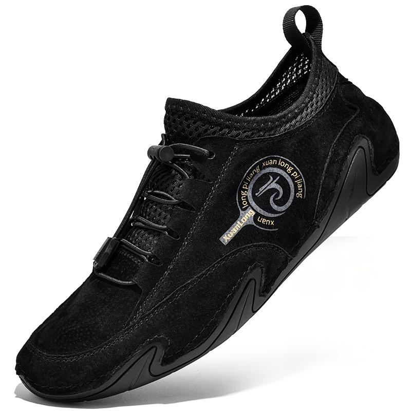 Fashion 2025 Loafers Shoes Men Outdoor Light Walking Breathable Summer Comfortable Casual Driving Shoes Mountaineering Travel Sneakers