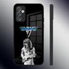 Чехол для телефона с графикой гитары Эдди Ван Халена для Samsung S24 Ultra S23 S22 S20 Fe S21 Plus A54 A34 A24 A53 A13 A16 Стеклянная крышка