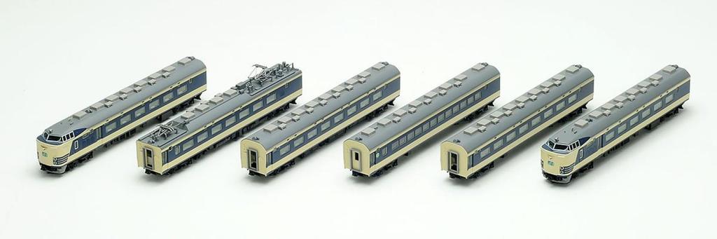 TOMIX N gauge серия 583 Кухане 581 Жалюзийный тифон Базовый набор 98625 Железнодорожная модель Поезд