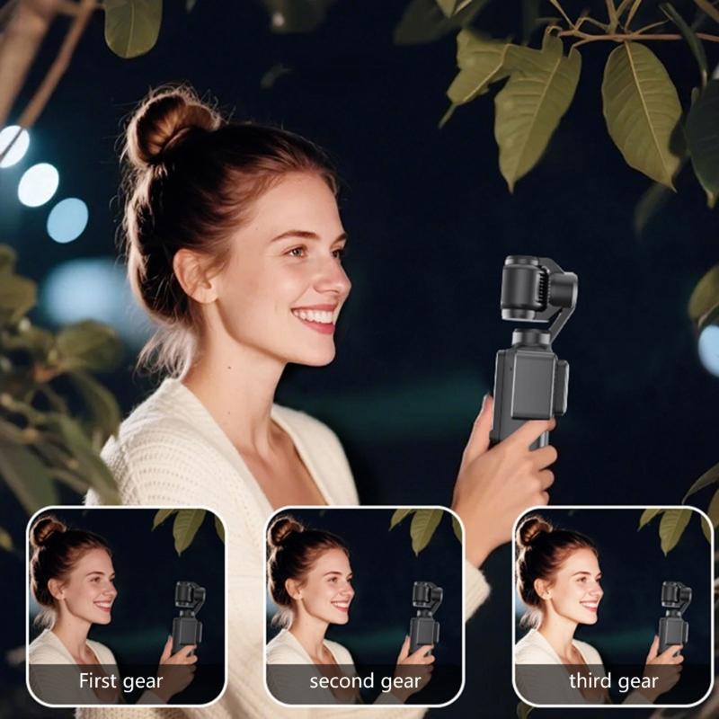 Светодиодный видеосвет для экшн-камеры Pocket 3, регулируемая яркость, портативный, перезаряжаемый Type-C, светодиодный заполняющий свет