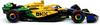 Bburago 2024 Модель F1 McLaren MCL38 Senna Memorial Color Lando Norris Race Sports Car Mini Car Diecast Car Complete Product Senna 1/43 #4 18-38214