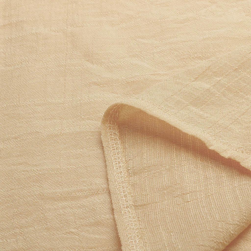 Women Fashion Plus Size Irregular Casual Linen Long Sleeve Neck Blouse