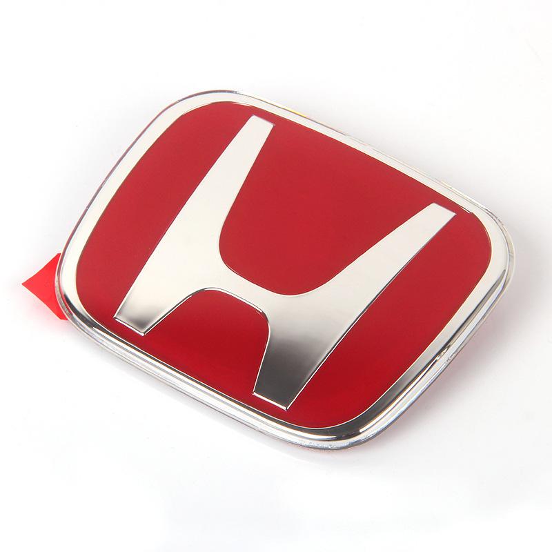 dnbn1 Car Front Rear Logo Grille Emblem Sticker Accessory For Honda Civic FIT Accord Prelude CRV 5th Mugen City CRZ CRX Jazz HRV Pilot