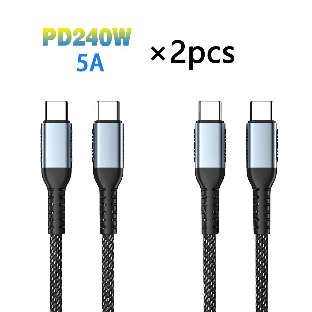 UGOURD PD240W Ультрабыстрый зарядный кабель Type Usb C 100W type c Зарядный кабель для 15 MacBook Pro С чипом E-Marker