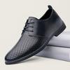 Модная повседневная кожаная обувь Новое поступление Мужские оксфорды Удобная низкая формальная обувь для платья Деловая мужская обувь дерби Кроссовки