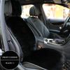 1 шт., короткий плюшевый чехол на сиденье автомобиля, передняя зимняя подушка для автомобильного сиденья из искусственной шерсти, удобный теплый авто плащ